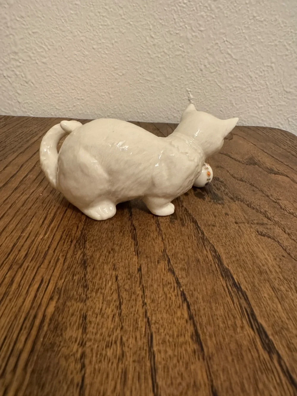 Vintage Lenox China Jewels Collection Cat Kitten Playing with Jeweled Ball